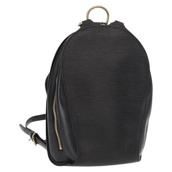 LOUIS VUITTON Epi Mabillon Backpack Black M52232 LV Auth 161498 main image 14